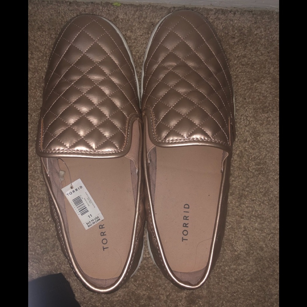 Barely worn slip on rose gold